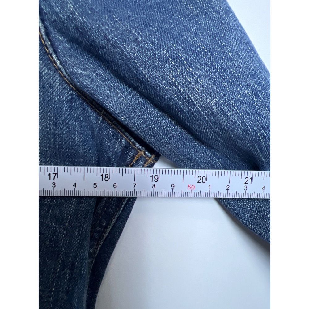 Gap VTG 2002 Blue Denim Trucker Jacket Women‎ Wash Y2K Retro Streetwear Jean M - Picture 5 of 9